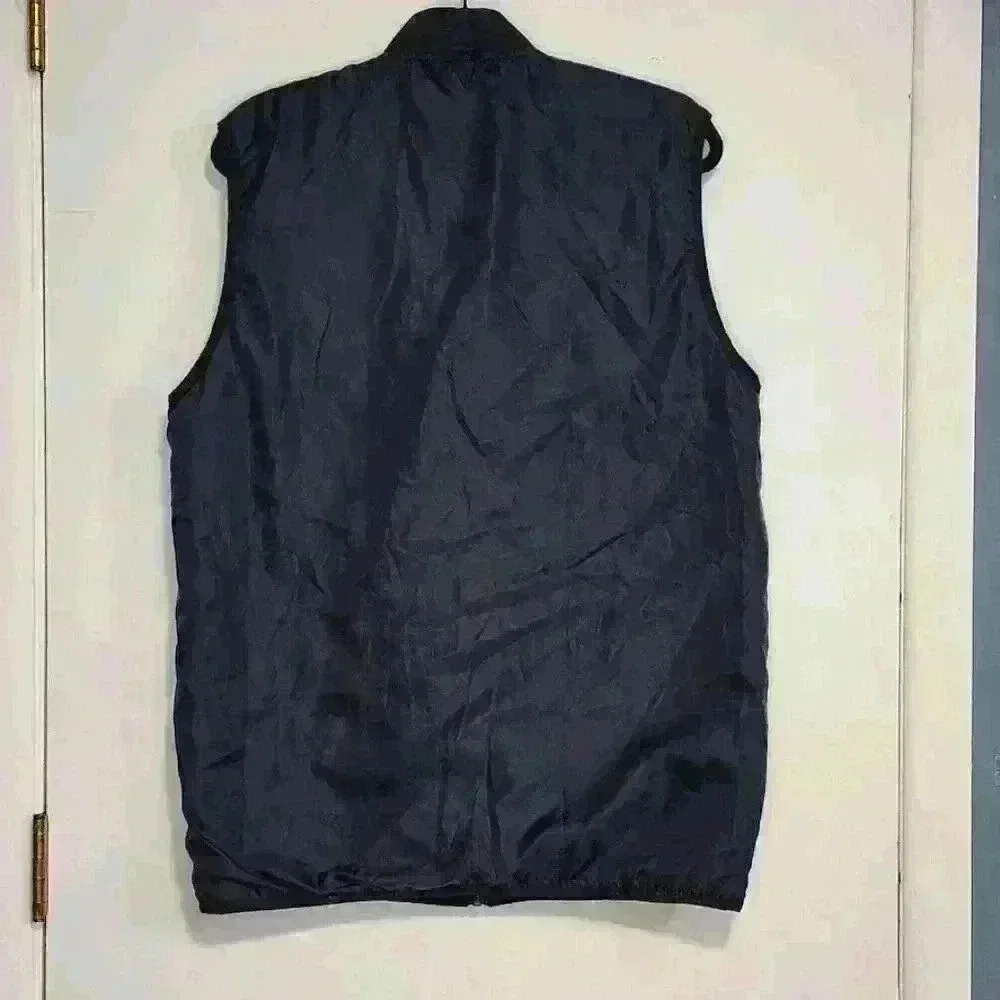 NWT St. John's Bay Outdoor Navy Blue Zip Up Vest Size M‎